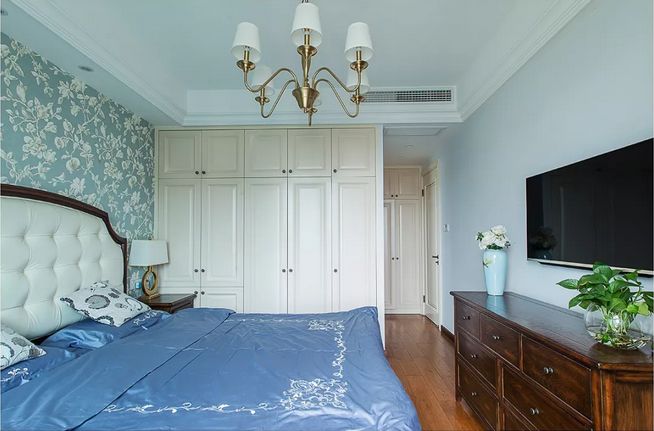 [裝修案例]128平米三居室美式裝修風格，舒適的居家生活