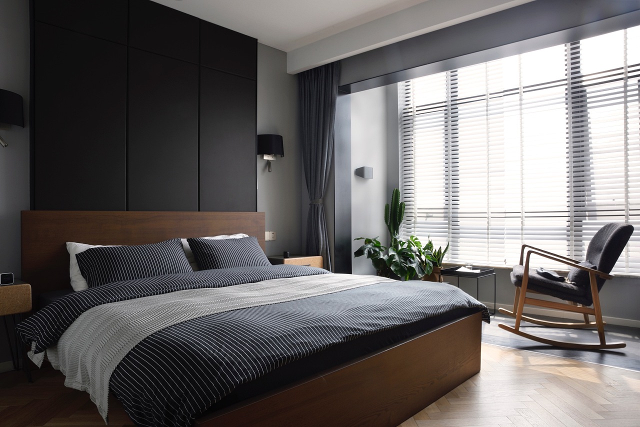 龍湖九里晴川-現(xiàn)代簡約-臥室設(shè)計效果圖