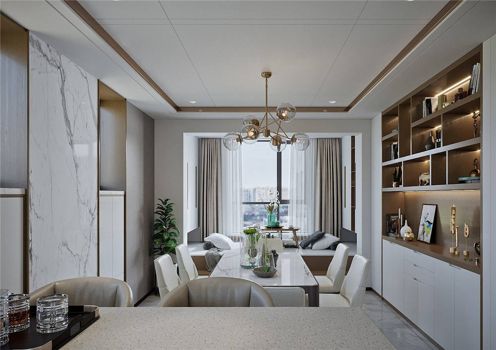 龍湖九里晴川-現(xiàn)代簡約-臥室設計效果圖