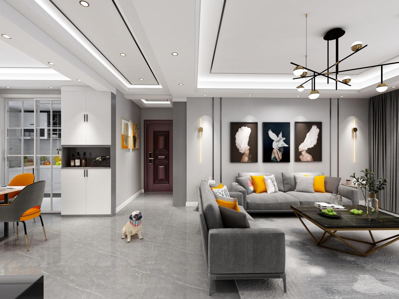 龍湖九里晴川-現(xiàn)代簡約-臥室設(shè)計(jì)效果圖